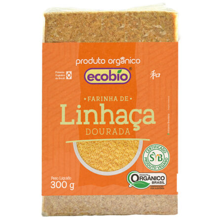Farinha de Linhaça Dourada Orgânica 300g - Ecobio