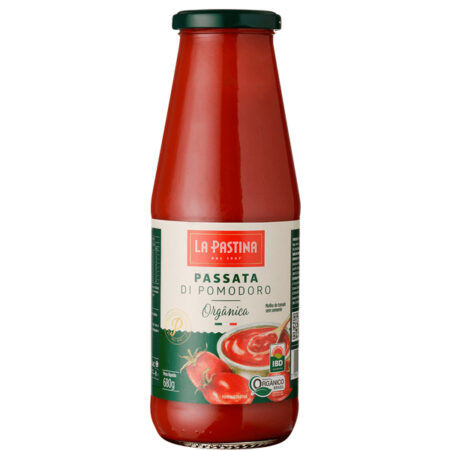 Molho de Tomate Passata Orgânico 680g - La Pastina