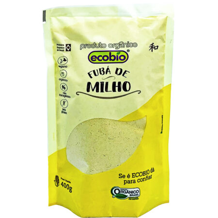 Fubá Orgânico 400g - Ecobio