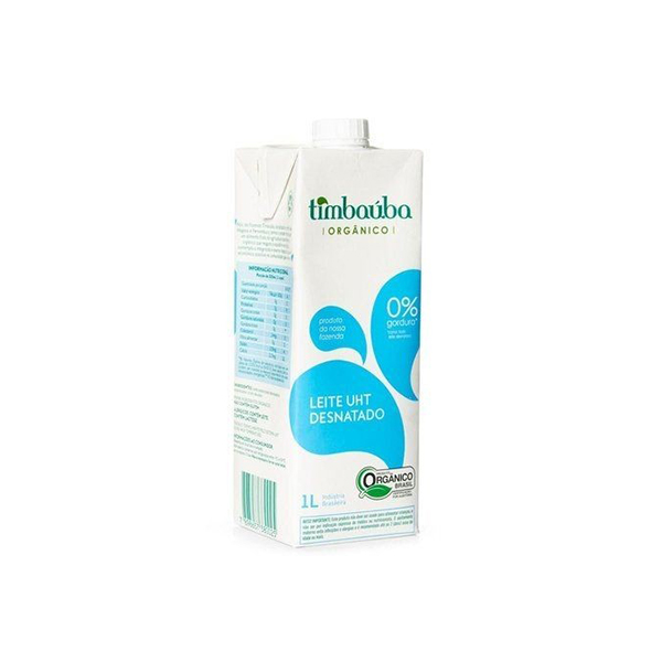 LEITE Leite Desnatado Orgânico 1l - Fazenda Timbaúba