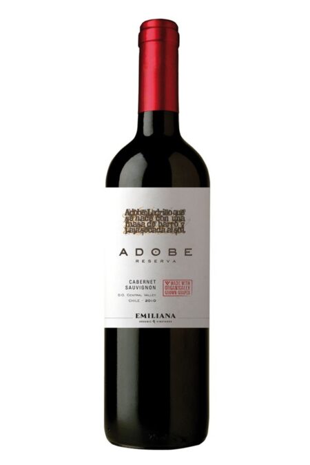 Vinho Tinto Seco Cabernet Sauvignon Orgânico 750ml - Adobe