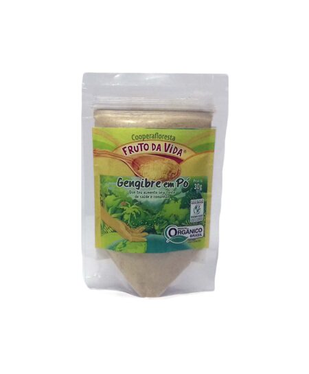 Gengibre em Pó Orgânico 30g - Cooperafloresta