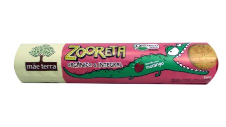Biscoito Integral Zooreta de Morango Orgânico 110g - Mãe Terra