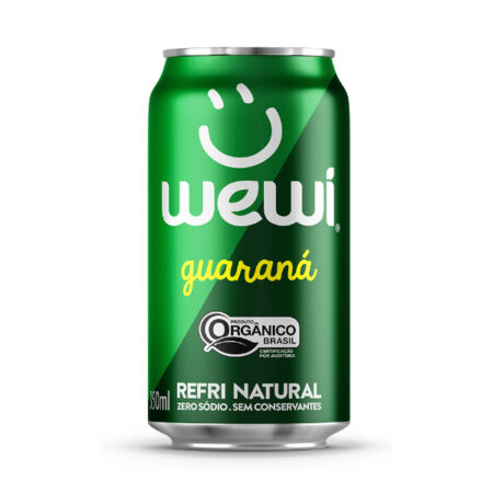 Refrigerante de Guaraná orgânico Wewi - 350ml