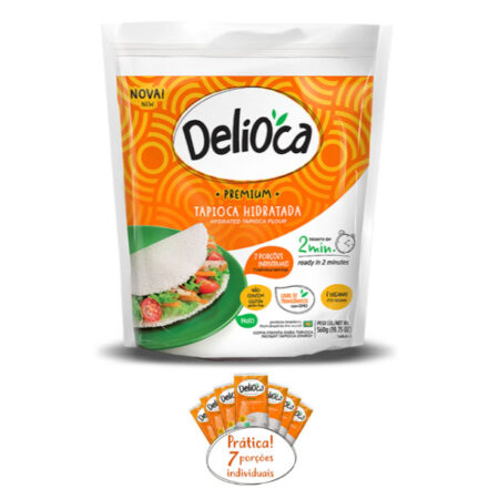 Tapioca Hidratada Premium 560g - Delioca