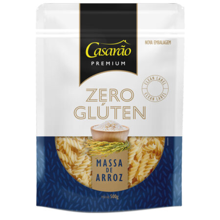 Macarrão Fusilli sem Glúten Premium 500g - Casarão