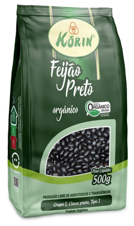 Feijão Preto Orgânico 500g - Korin
