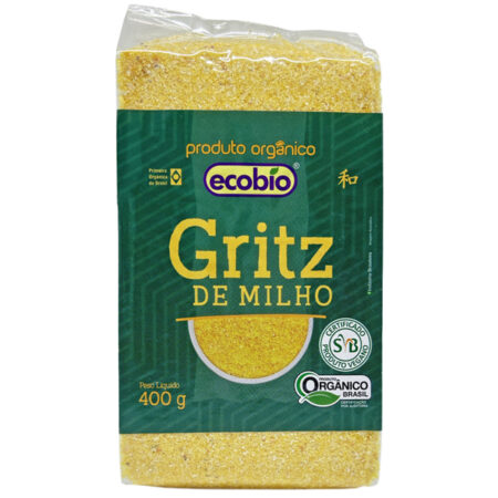Gritz de Milho Orgânico 400g - Ecobio