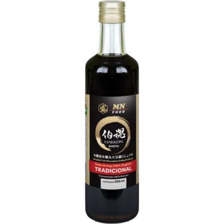Shoyu (Molho de Soja) Tradicional Orgânico 500ml - MN Própolis