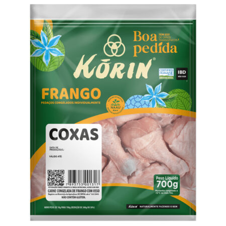 Coxa de Frango sem Transgênicos 700g - Korin