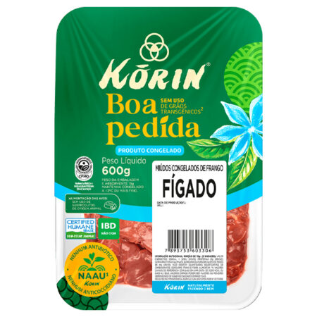 Fígado de Frango sem Transgênicos 600g - Korin
