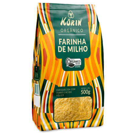 Fubá Orgânico 500g - Korin