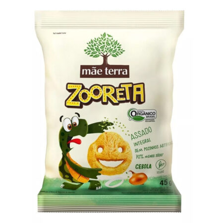 Salgadinho de Cebola Orgânico 45g - Mãe Terra