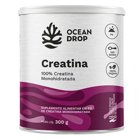 Creatina Monohidratada em pó 300g - Ocean Drop