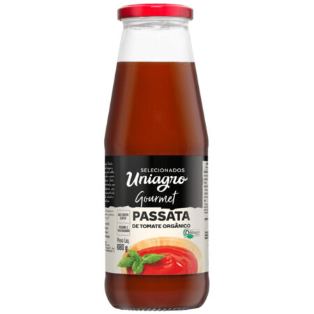 Passata de Tomate Orgânico 680g - Uniagro