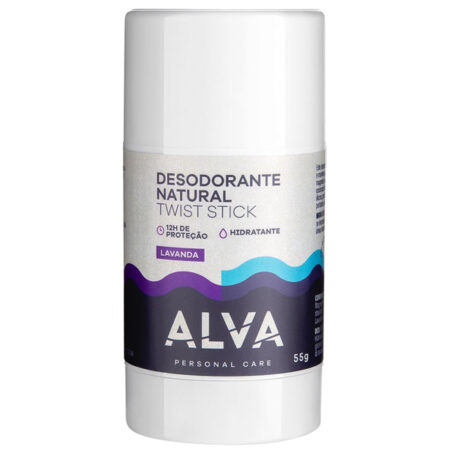 Desodorante Natural Twist Stick Lavanda 55g - Alva