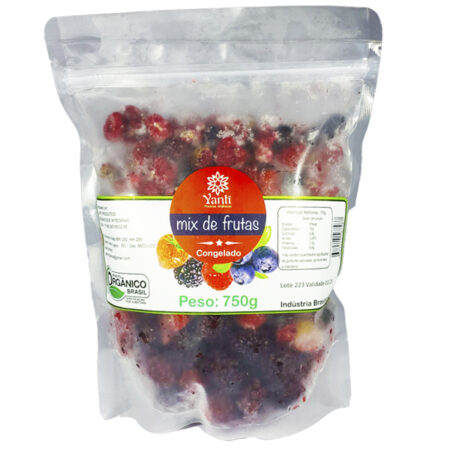 Mix de Frutas Vermelhas Orgânicas Congeladas 750g - Yanti