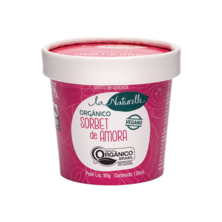 Sorbet de Amora Orgânico 130ml - La Naturelle
