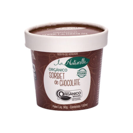 Sorbet de Chocolate Orgânico 130ml - La Naturelle