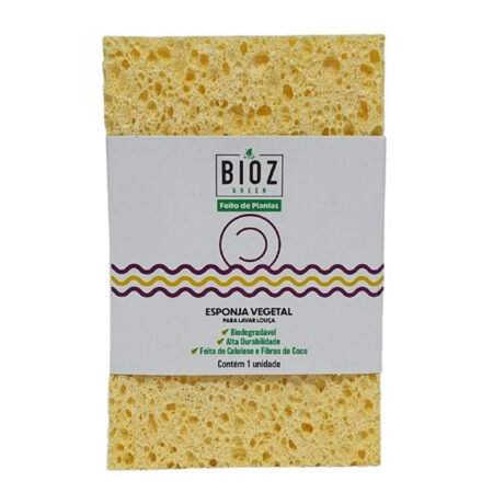 Esponja Vegetal Biodegradável - Bioz Green