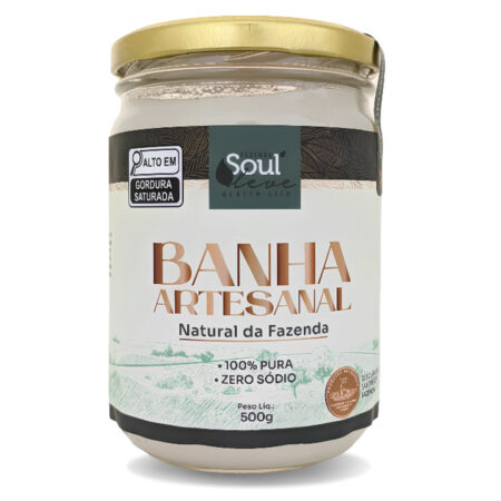 Banha de Porco Artesanal 500g - Soul Leve