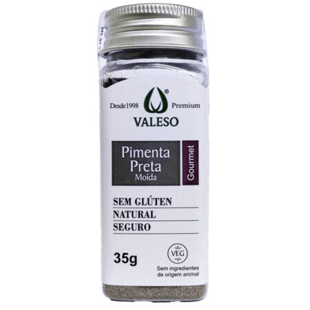 Pimenta Preta em Pó Agroecológica 35g - Valeso