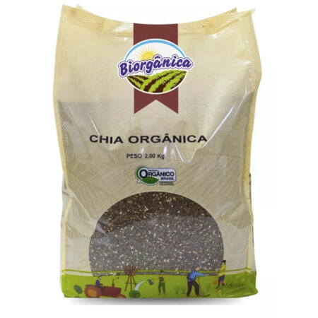 Chia em Grãos Orgânica 2kg - Biorgânica