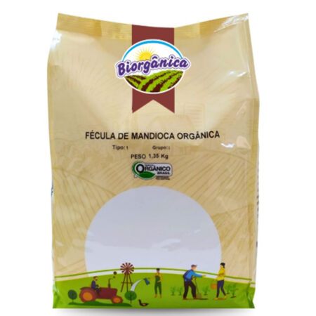 Fécula de Mandioca (Polvilho Doce) Orgânica 1,35kg - Biorgânica