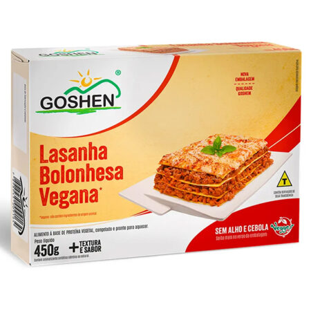 Lasanha Bolonhesa Vegana 450g - Goshen