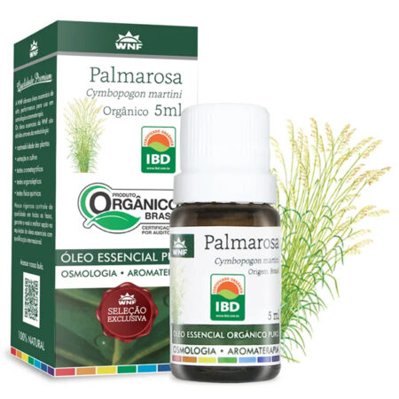 Óleo Essencial Palmarosa Orgânica 5ml - WNF