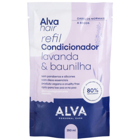 Condicionador Natural Lavanda e Baunilha 250ml - Alva
