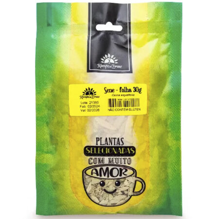 Chá de Folhas de Sene 30g - Kampo de Ervas