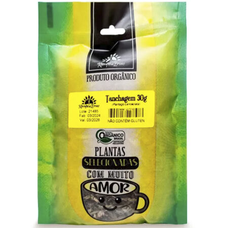 Chá de Tanchagem Orgânico 30g - Kampo de Ervas