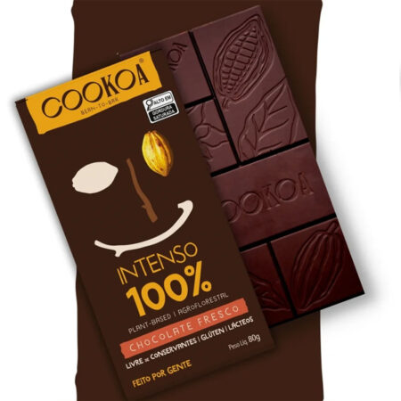 Chocolate Intenso 100% 80g - Cookoa