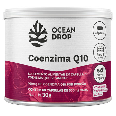 Coenzima Q10 60 Cápsulas - Ocean Drop