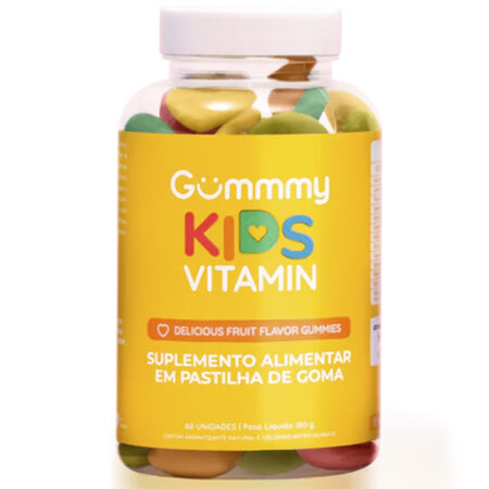 Bala de Gomas Multi Vitamínico Kids Sabor Frutas 60 unidades - Gummy
