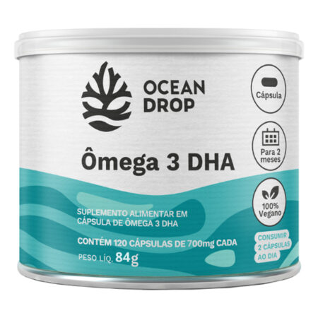 Ômega 3 DHA 120 Cápsulas - Ocean Drop