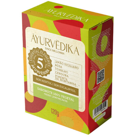 Sabonete 100% Vegetal Fresh LemonGrass 120g - Ayurvédika