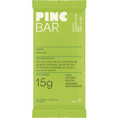 Barra de Proteína Pistache Natural 50g - Pinc Bar