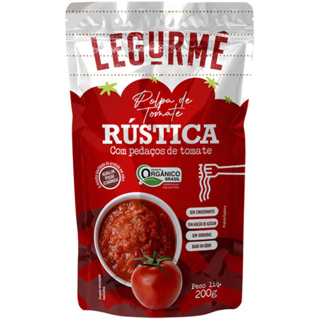 Molho de Tomate Passata Sachê Orgânico 200g – Legurmê