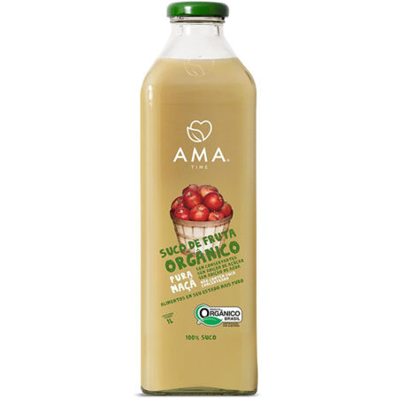 Suco de Maçã Puro Orgânico 1l - Ama Time
