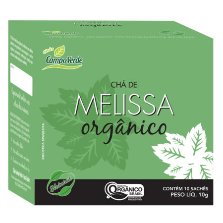 Chá de Melissa Orgânico 10g - Campo Verde