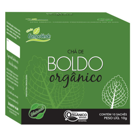 Chá de Boldo Orgânico 10g - Campo Verde