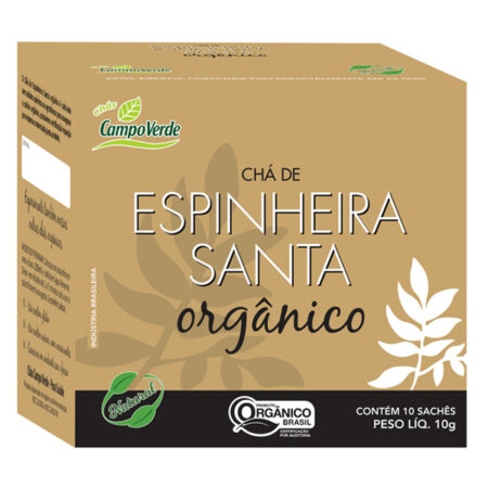 Chá de Espinheira Santa Orgânico 10g - Campo Verde